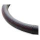 Husa volan 37-39 cm, neagra, 3 dungi, cusatura rosie si albastra 01368 Amio