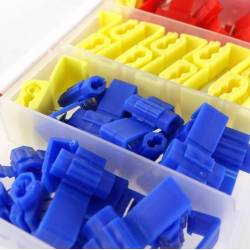 Set 50 mufe conector rapid Quick Splice, 2 cabluri, trei culori, 02346 Amio Set 50 mufe conector rapid Quick Splice, 2 cabluri, trei culori, 02346 Amio