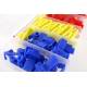 Set 50 mufe conector rapid Quick Splice, 2 cabluri, trei culori, 02346 Amio