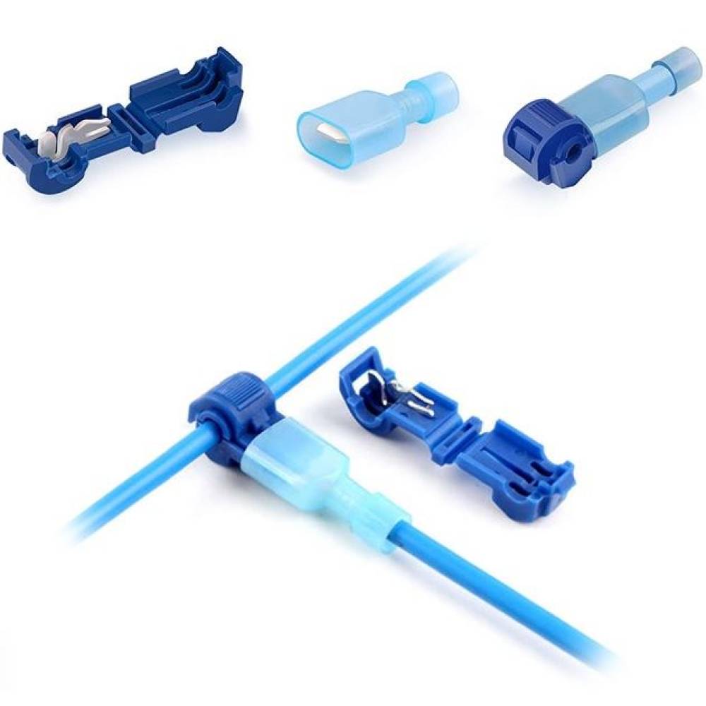 Mufa conector rapid tip T, cablu 0,75-2.5mm2, 15A, 5 bucati 02344 Amio Mufa conector rapid tip T, cablu 0,75-2.5mm2, 15A, 5 bucati 02344 Amio