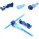 Mufa conector rapid tip T, cablu 0,75-2.5mm2, 15A, 5 bucati 02344 Amio Mufa conector rapid tip T, cablu 0,75-2.5mm2, 15A, 5 bucati 02344 Amio