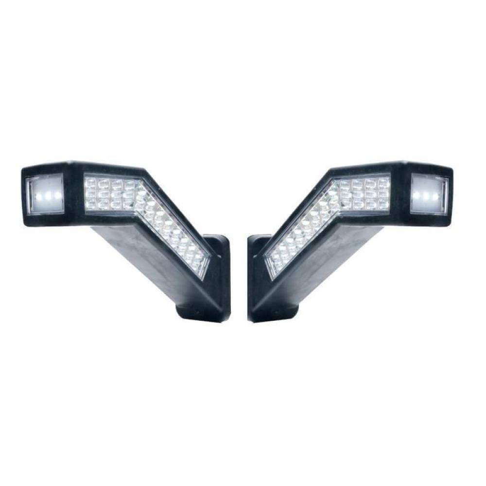 Set proiectoare lucru LED, camioane, microbuze, 12V-24V, 16.4W, W168.10.2 1445L+P Was