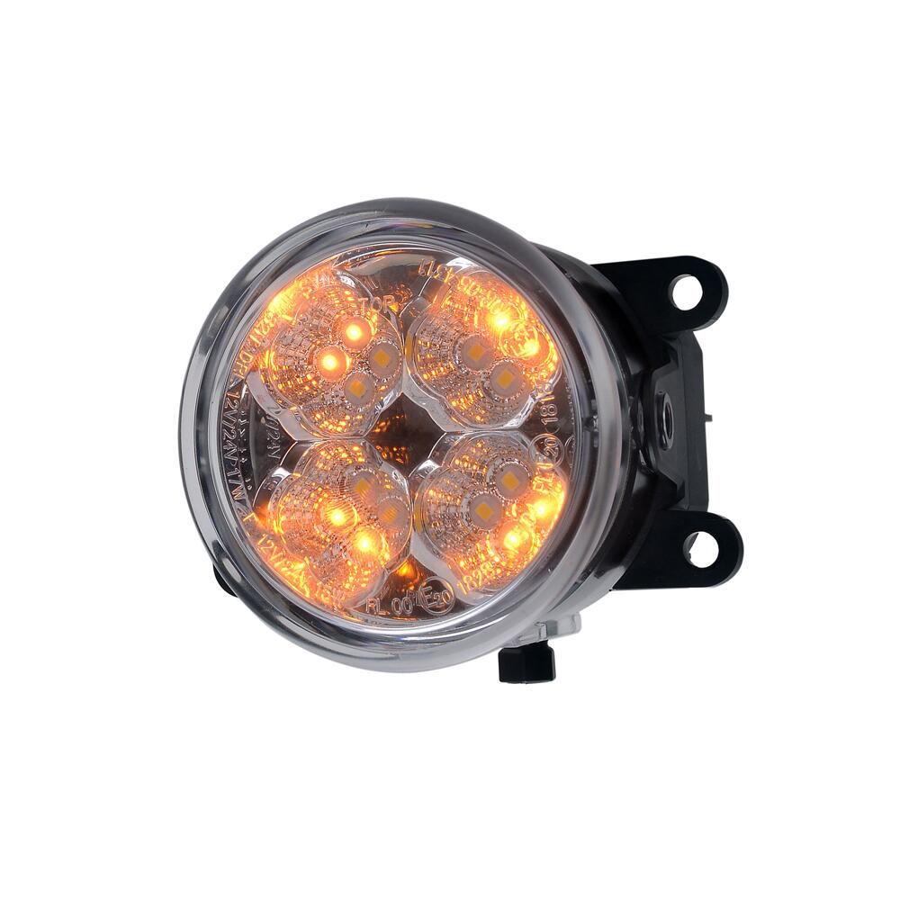 Proiector zi, DRL, cu semnalizare, fi 90mm, cu LED, W213 1460 Was, universal si pentru Dacia Logan, Duster, Sandero, Scania