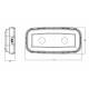 Lampa ceata transparenta 117x56, cu LED, Lampdemia W225 1481 F Was