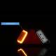 Lampa stop 282x130, 5 functii, cu mers inapoi si ceata, LED, stanga, LAMPDEMIA W228 1495L Was