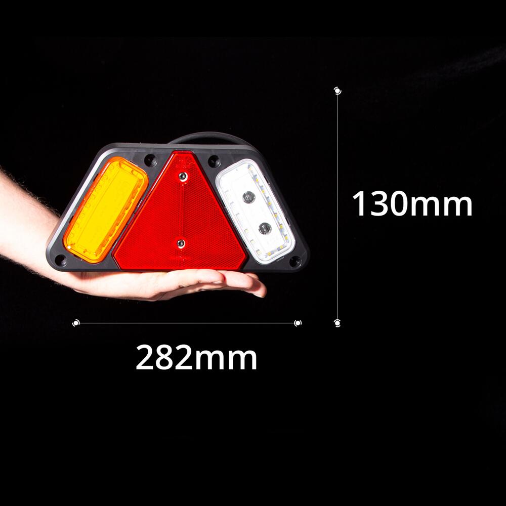 Lampa stop 282x130, 5 functii, cu mers inapoi si ceata, LED, stanga, LAMPDEMIA W228 1495L Was