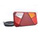 Lampa stop 242x134, LED, 6 functii, ceata si mers inapoi, dreapta, W125 DP 916 Was