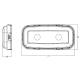 Lampa ceata si mers inapoi, transparenta, 117x56, cu LED, LAMPDEMIA W225 1481 AR F Was Lampa ceata si mers inapoi, transparenta, 117x56, cu LED, LAMPDEMIA W225 1481 AR F Was