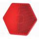 Catadioptru hexagonal cu adeziv, rosu, 75mm, UO6 1203 Was