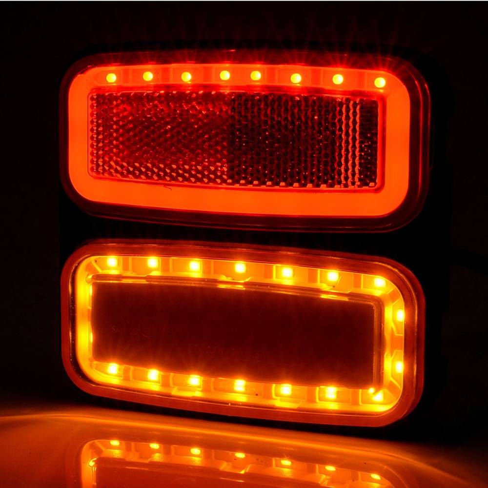 Lampa stop 117x111, 3 functii, LED, stanga / dreapta, Lampdemia W226 1482/I Was