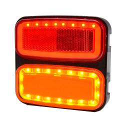 Lampa stop 117x111, 3 functii, LED, stanga / dreapta, Lampdemia W226 1482/I Was