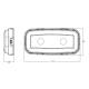 Lampa mers inapoi cu pozitie tip NEON 117x56, LED, Lampdemia W225 1481 R AR Was