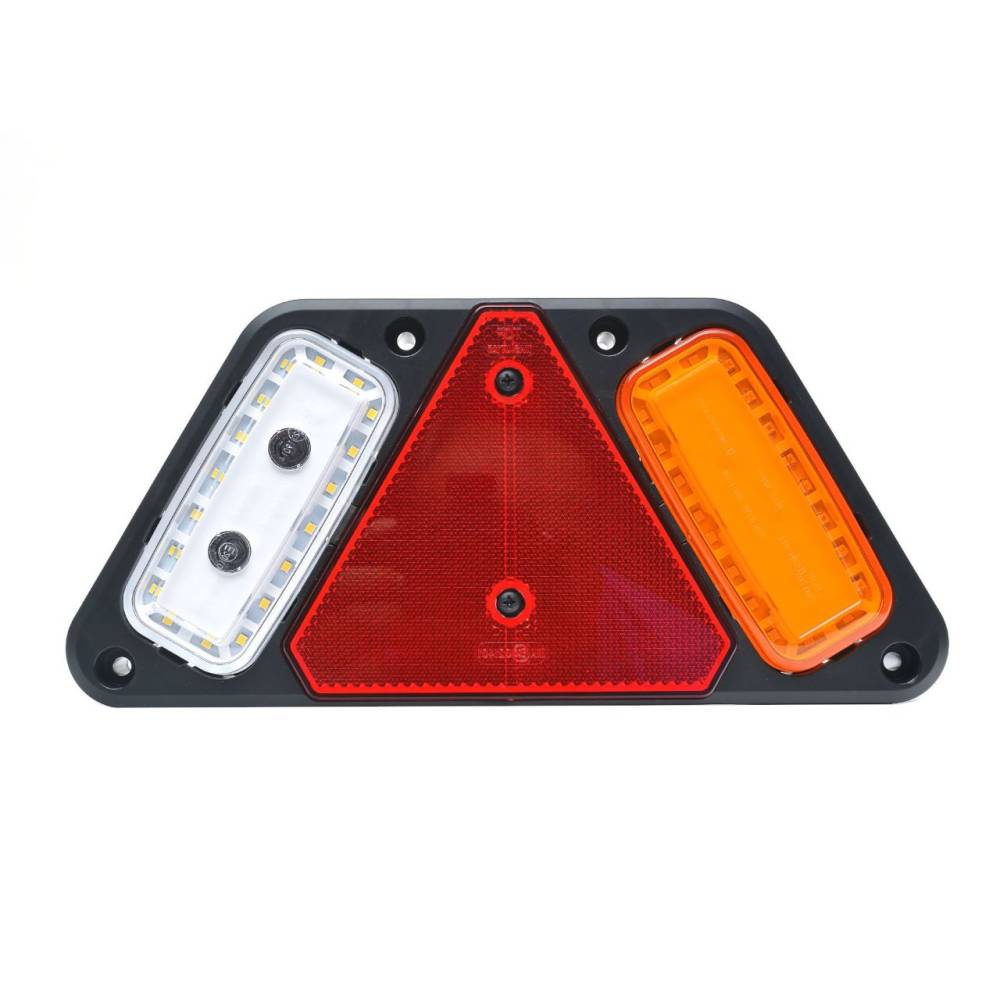 Lampa stop 282x130, 5 functii, cu mers inapoi si ceata, LED, dreapta, LAMPDEMIA W228 1495P Was