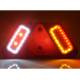 Lampa stop 282x130, 5 functii, cu mers inapoi si ceata, LED, dreapta, LAMPDEMIA W228 1495P Was