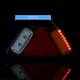 Lampa stop 282x130, 5 functii, cu mers inapoi si ceata, LED, dreapta, LAMPDEMIA W228 1495P Was