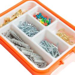 Set accesorii bricolaj, dibluri, cuie, carlige, 266 bucati, 04283 Handy