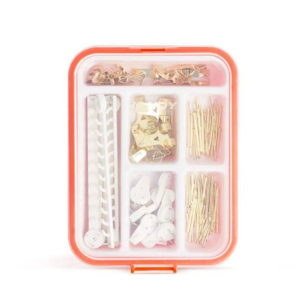Set de elemente pentru suspendarea tablourilor, 160 bucati, 04284 Handy Set de elemente pentru suspendarea tablourilor, 160 bucati, 04284 Handy