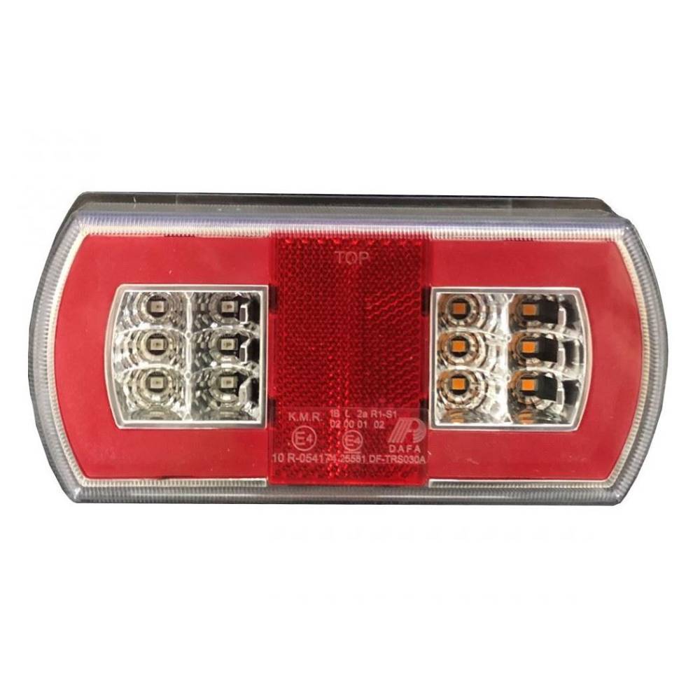 Lampa stop 165x 80, 5 functii, iluminare numar, LED Neon, dreapta, TRS030 TR-S DAFA Lampa stop 165x 80, 5 functii, iluminare numar, LED Neon, dreapta, TRS030 TR-S DAFA