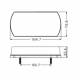 Lampa stop 165x 80, 5 functii, iluminare numar, LED Neon, dreapta, TRS030 TR-S DAFA Lampa stop 165x 80, 5 functii, iluminare numar, LED Neon, dreapta, TRS030 TR-S DAFA