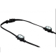 Lampa gabarit tip proiector lucru 35x25, LED, cu suport si 2 mufe in serie, ZLD 2644/1 Horpol Lampa gabarit tip proiector lucru 35x25, LED, cu suport si 2 mufe in serie, ZLD 2644/1 Horpol