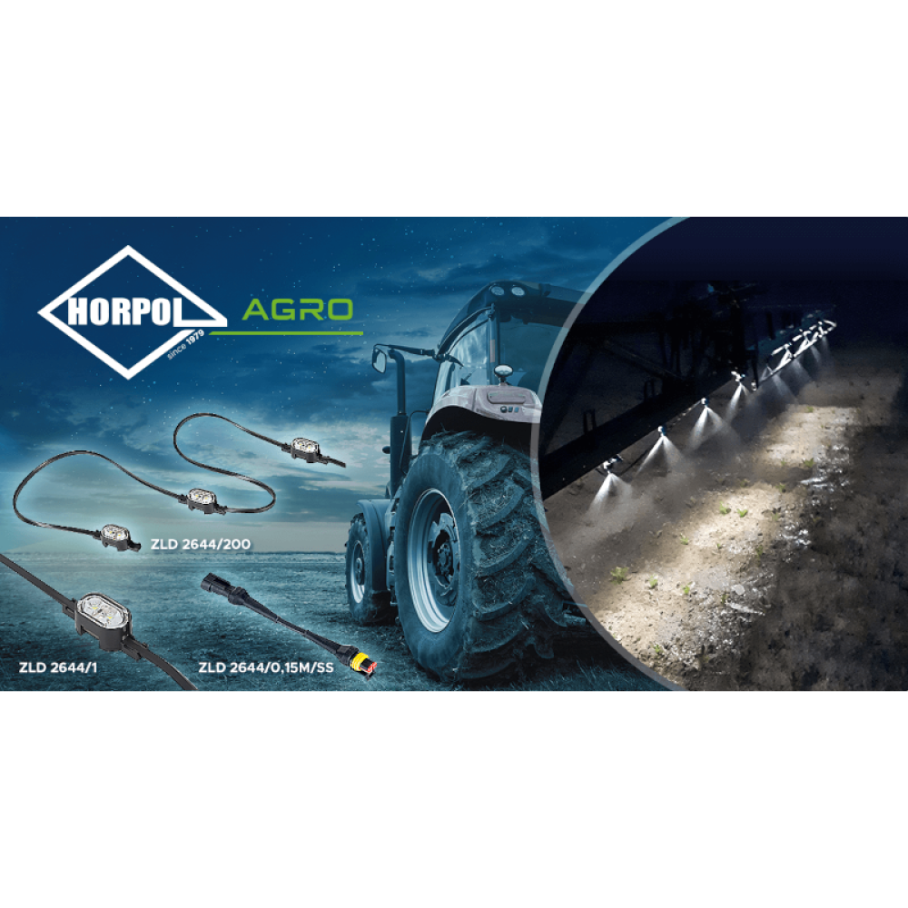 Lampa gabarit tip proiector lucru 35x25, LED, cu suport si 2 mufe in serie, ZLD 2644/1 Horpol Lampa gabarit tip proiector lucru 35x25, LED, cu suport si 2 mufe in serie, ZLD 2644/1 Horpol