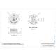 Lampa gabarit fi28, LED, incastrabila, alba, LD 2628 Horpol