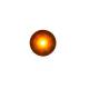 Lampa gabarit fi28, LED, incastrabila, galbena, LD 2629 Horpol