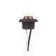 Lampa gabarit fi28, LED, incastrabila, galbena, LD 2629 Horpol