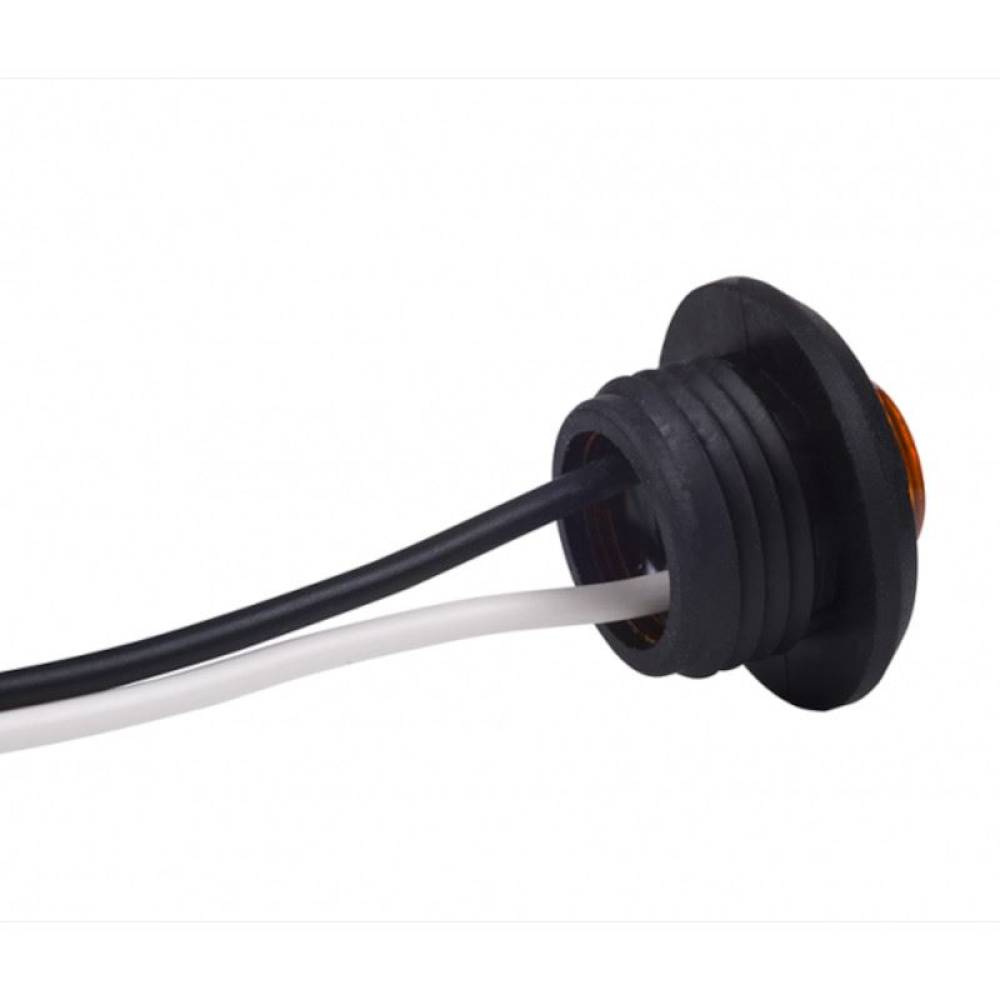 Lampa gabarit fi28, LED, incastrabila, galbena, LD 2629 Horpol