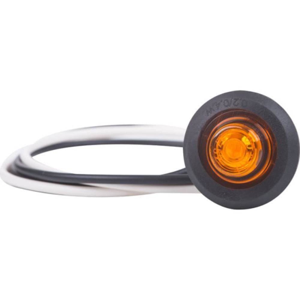 Lampa gabarit fi28, LED, incastrabila, galbena, LD 2629 Horpol