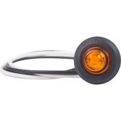 Lampa gabarit fi28, LED, incastrabila, galbena, LD 2629 Horpol