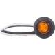 Lampa gabarit fi28, LED, incastrabila, galbena, LD 2629 Horpol