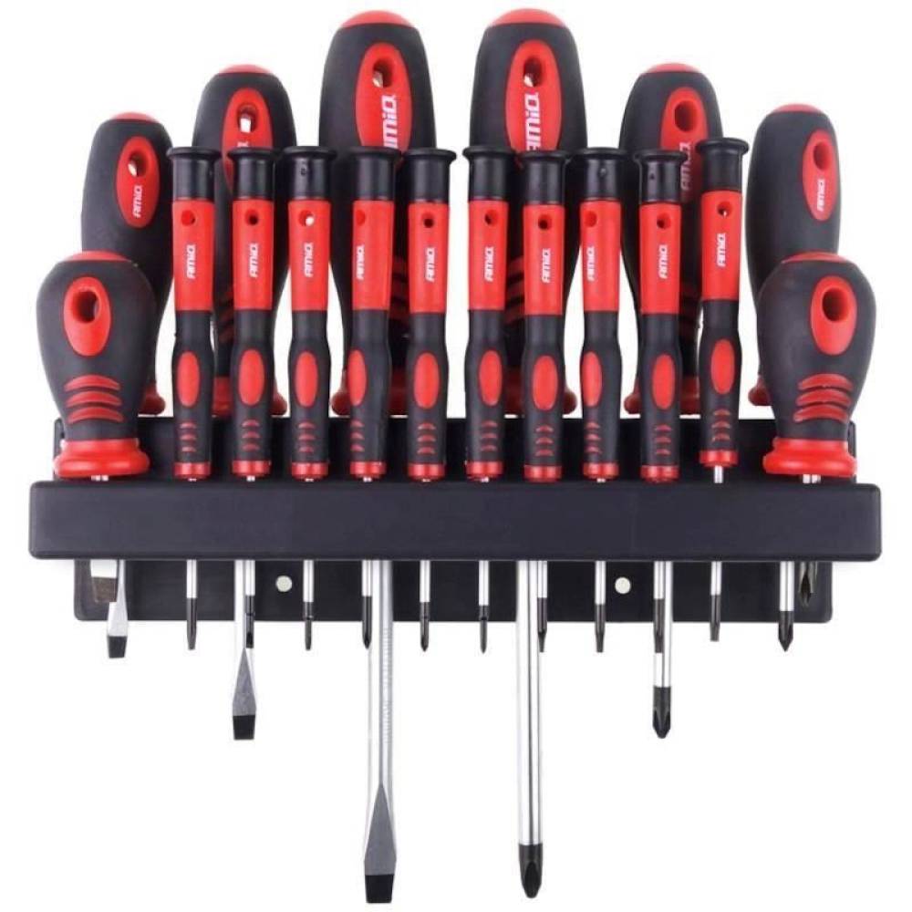 Set 18 surubelnite cu suport 02411 Amio
