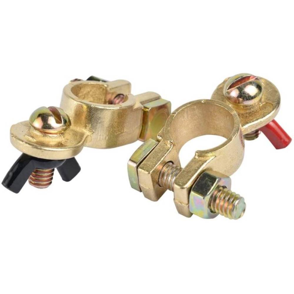 Set borne acumulator cupru, 5.5x3.0cm, grosime 3mm, set, Wing Fix, 509.30 Alca