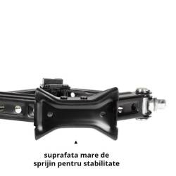 Cric foarfeca, 1.5T, 10-38cm, cu clichet si tubulara, husa depozitare, Ultralift M Pro, 347.16 Heyner