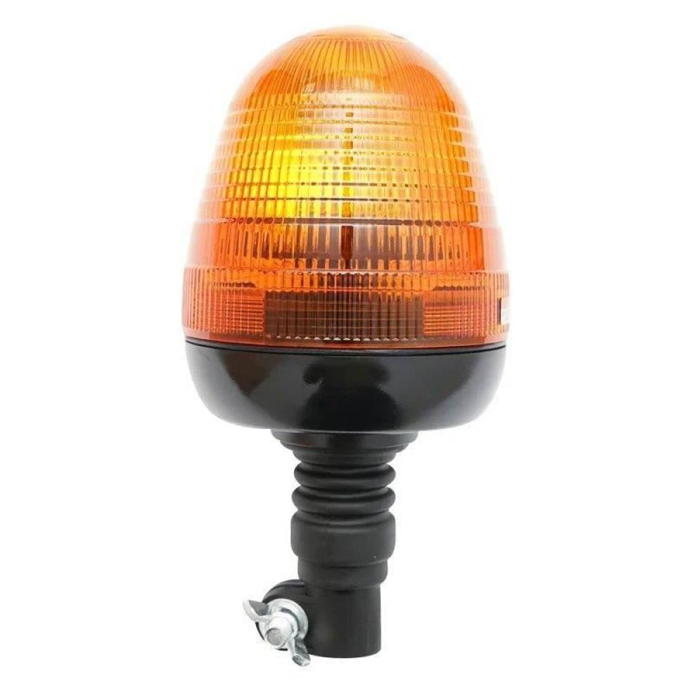 Girofar 12/24V h305, prindere pe tija flexi, transmisie pe melc, cu 2 becuri H1 12v si 24v, WL189G, BK87606 Breckner