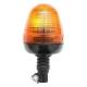 Girofar 12/24V h305, prindere pe tija flexi, transmisie pe melc, cu 2 becuri H1 12v si 24v, WL189G, BK87606 Breckner