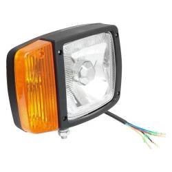 Far cu lampa semnalizare, cu 2 faze, bec H4, dreapta si stanga, SET, HR-A-023 Huaren Far cu lampa semnalizare, cu 2 faze, bec H4, dreapta si stanga, SET, HR-A-023 Huaren