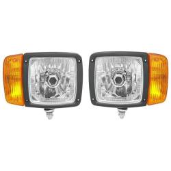 Far cu lampa semnalizare, cu 2 faze, bec H4, dreapta si stanga, SET, HR-A-023 Huaren