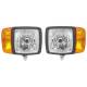 Far cu lampa semnalizare, cu 2 faze, bec H4, dreapta si stanga, SET, HR-A-023 Huaren