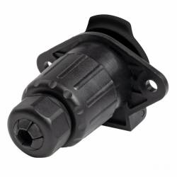 Priza 7 pini, 24V, plastic, tip N, nul plin, 03221 Amio