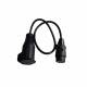 Adaptor fisa 7-13 pini cu cablu 0.75m, 12V, E1220 Carmotion