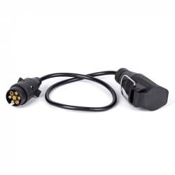 Adaptor fisa 7-13 pini cu cablu 0.75m, 12V, E1220 Carmotion