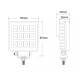 Proiector lucru 76x76, LED, 9-30V, 1800lm, cu intrerupator, L0152 TruckLed