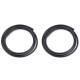 Bandou protectie usa 2x65cm negre, 02233 Amio