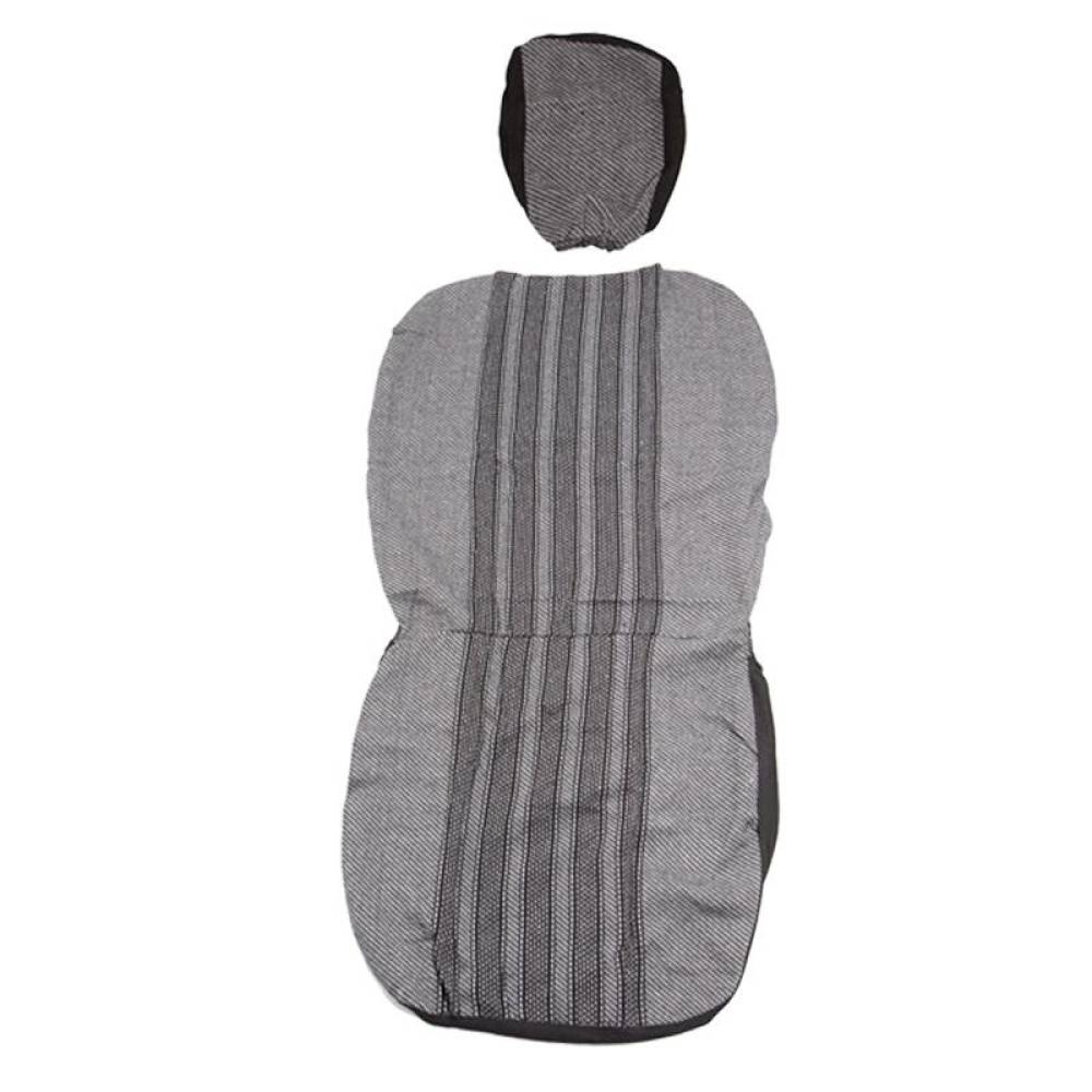 Set husa scaun microbus, autoutilitara, VAN 3 locuri (2+1) stofa, negru cu albastru si gri, DLZ30 Dealiz
