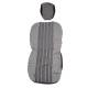 Set husa scaun microbus, autoutilitara, VAN 3 locuri (2+1) stofa, negru cu albastru si gri, DLZ30 Dealiz