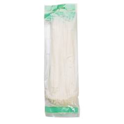 Set 100 coliere plastic 300x3.6mm, albe, 300016B Cofil