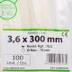 Set 100 coliere plastic 300x3.6mm, albe, 300016B Cofil Set 100 coliere plastic 300x3.6mm, albe, 300016B Cofil