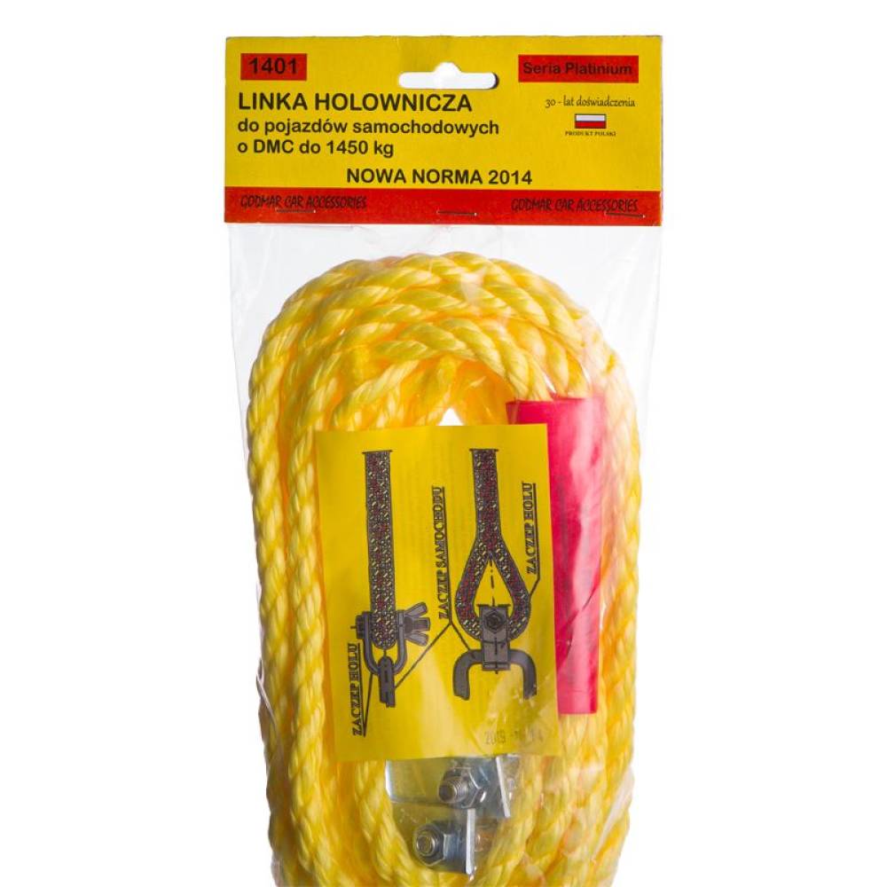 Chinga tractare funie si brida, 1.45T, 4m, 079024 Godmar